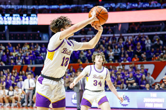 Phillips Academy Williamsville Illinois boys basketball March 7 2024 Nate Latsch 26505